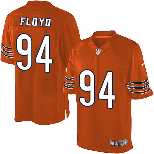 Youth Elite Leonard Floyd Nike Jersey Orange Alternate - #94 NFL Chicago Bears